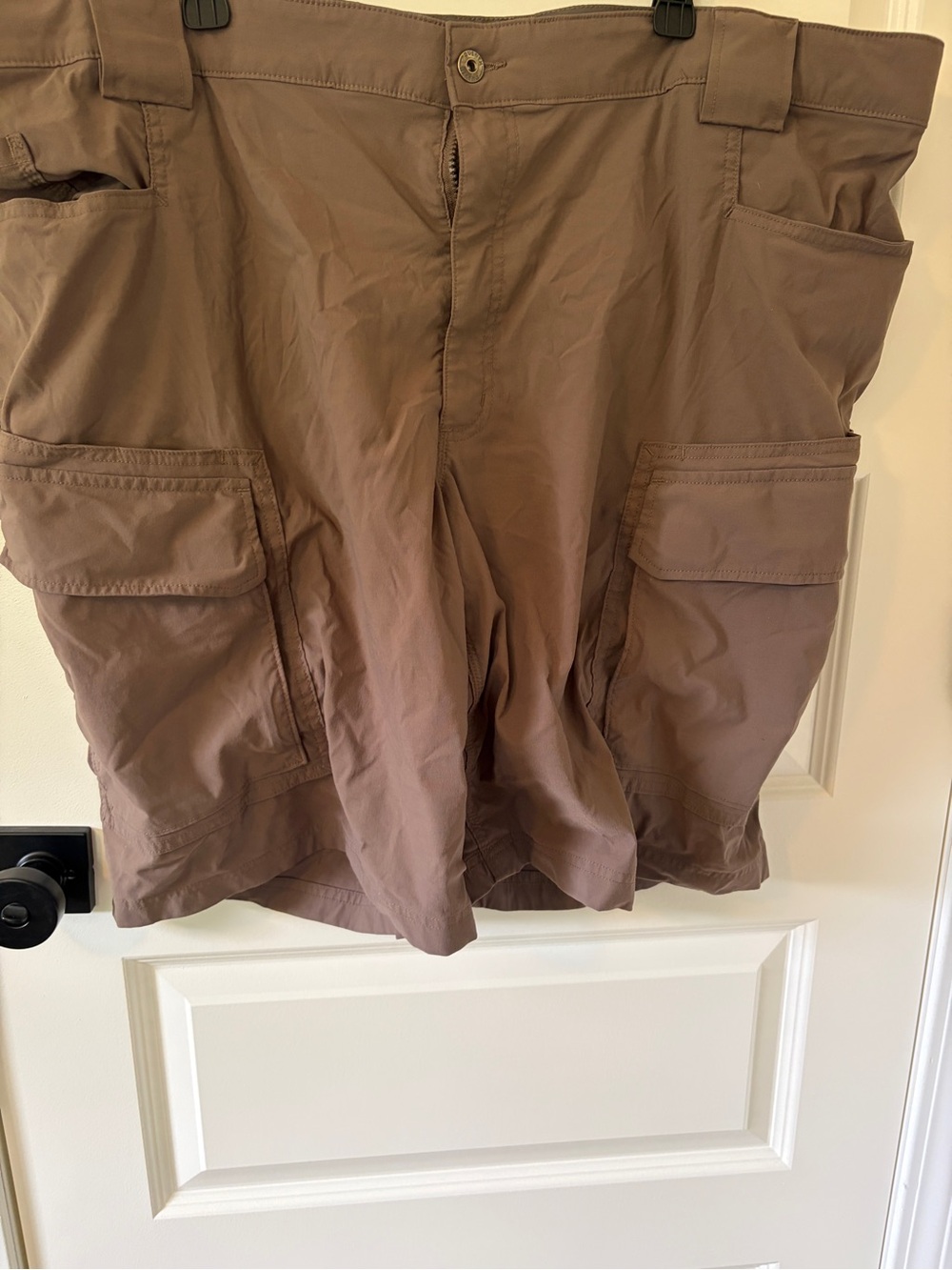 Duluth Trading Co. Relaxed Fit Shorts - Brown Taupe